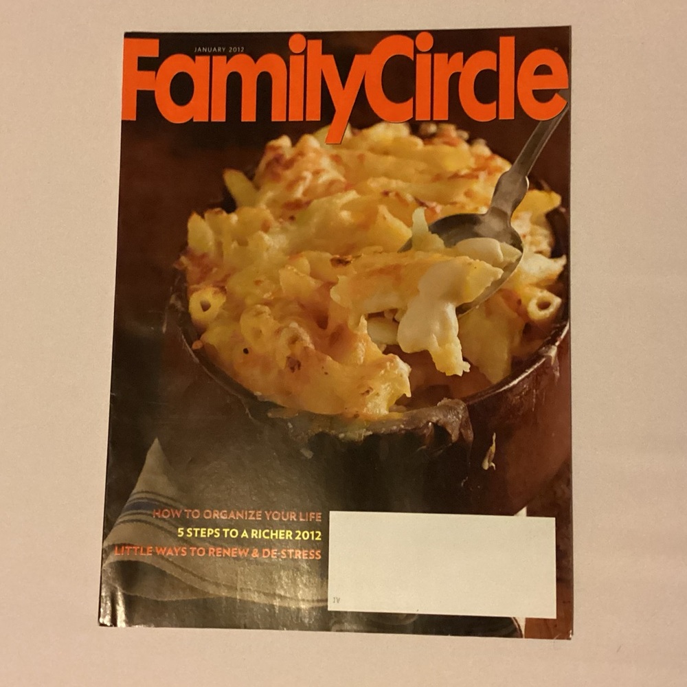 Family Circle January 2012 Issue